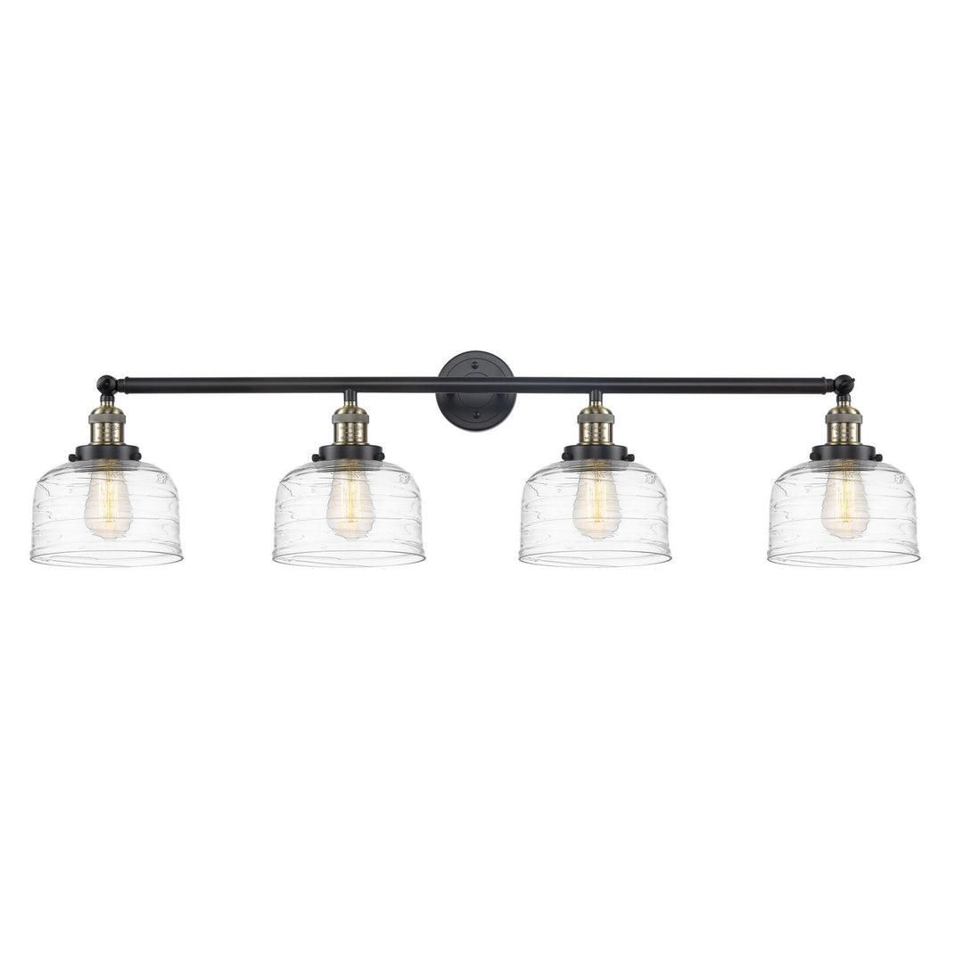 Innovations Franklin Restoration 215-BAB-G713 Bath Vanity Light 44 in. wide - Black Antique Brass