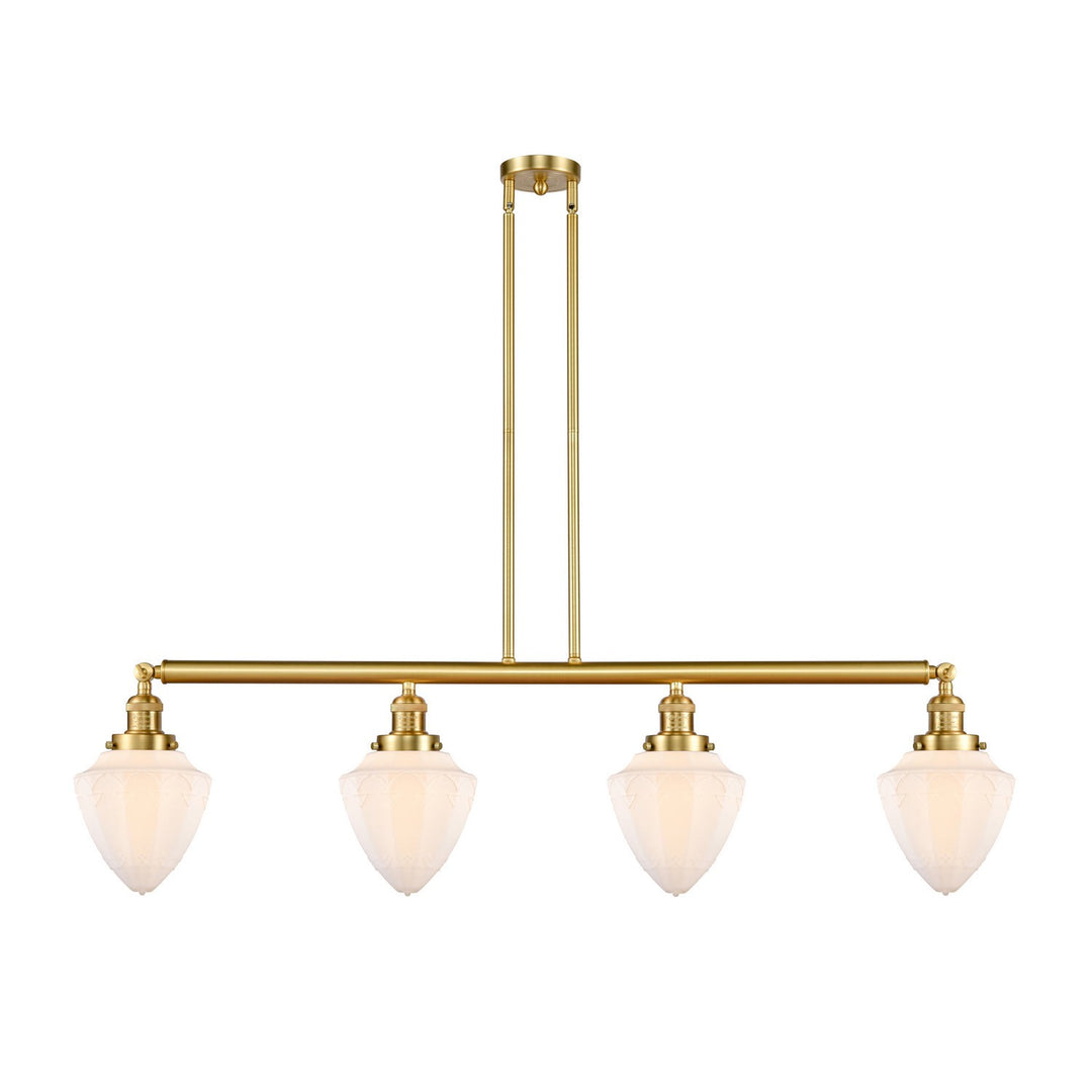 Innovations Franklin Restoration 214-SG-G661-7-LED Pendant Light - Satin Gold