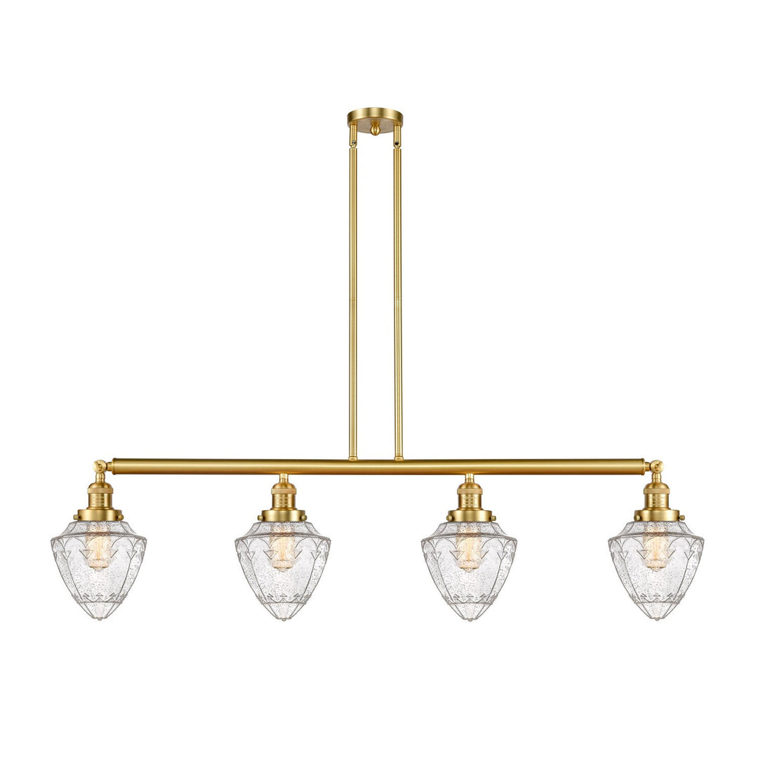 Innovations Franklin Restoration 214-SG-G664-7 Pendant Light - Satin Gold