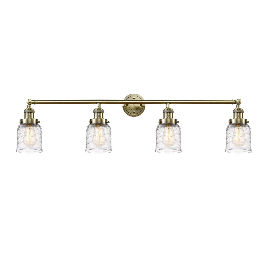 Innovations Franklin Restoration 215-AB-G513 Bath Vanity Light 42 in. wide - Antique Brass