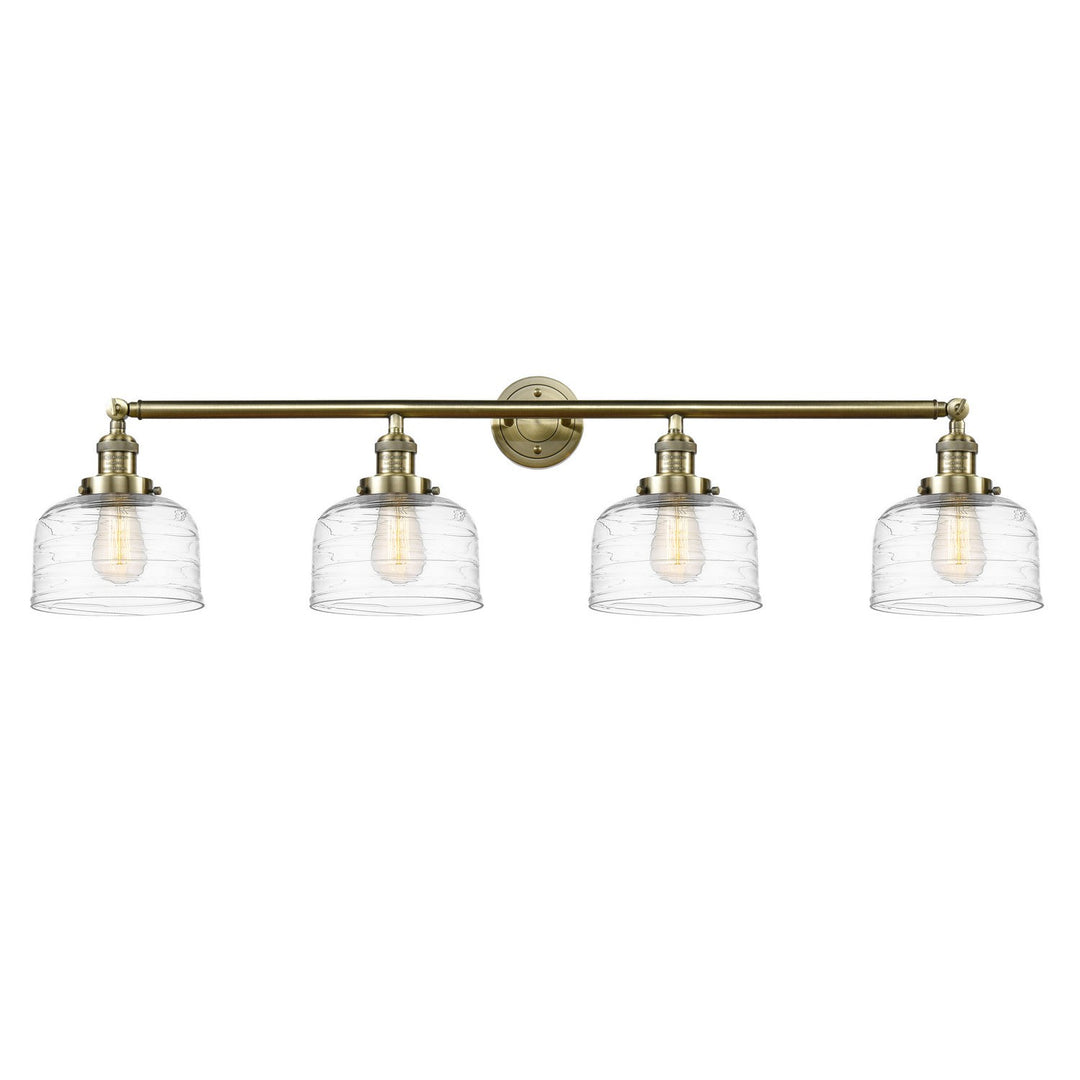 Innovations Franklin Restoration 215-AB-G713 Bath Vanity Light 44 in. wide - Antique Brass