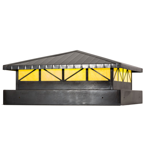 Meyda Tiffany Lighting 129024 Durrant Led Pier Mount Outdoor Bronze / Dark