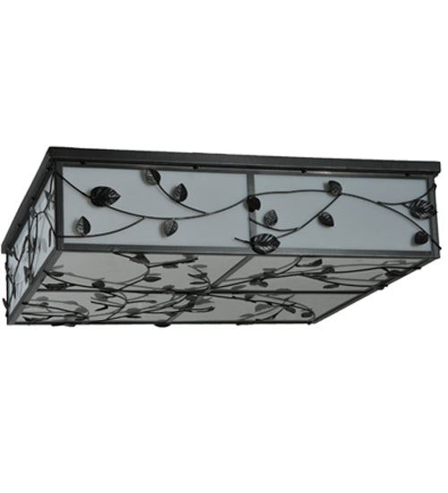 Meyda Tiffany Ivy 129028 Ceiling Light - Black/White Acrylic