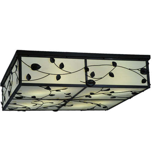 Meyda Tiffany Ivy 129028 Ceiling Light - Black/White Acrylic