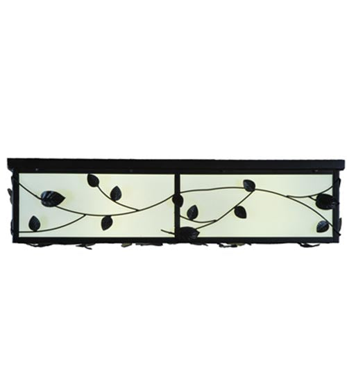 Meyda Tiffany Ivy 129028 Ceiling Light - Black/White Acrylic