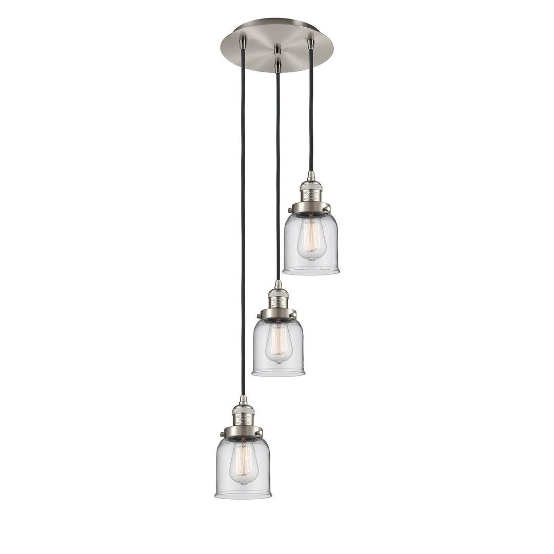 Innovations Franklin Restoration 113F-3P-SN-G52 Pendant Light - Brushed Satin Nickel