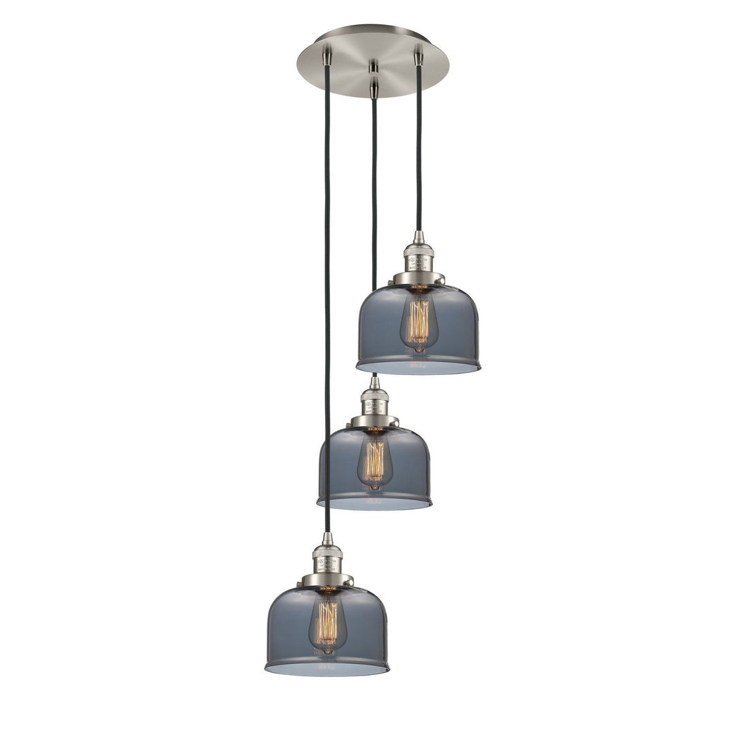 Innovations Franklin Restoration 113F-3P-SN-G73 Pendant Light - Brushed Satin Nickel