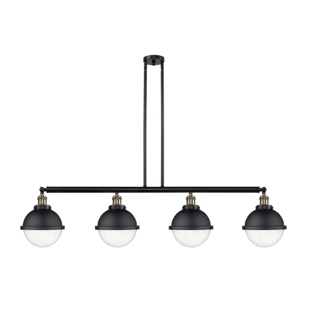 Innovations Franklin Restoration 214-BAB-HFS-84-BK Pendant Light - Black Antique Brass