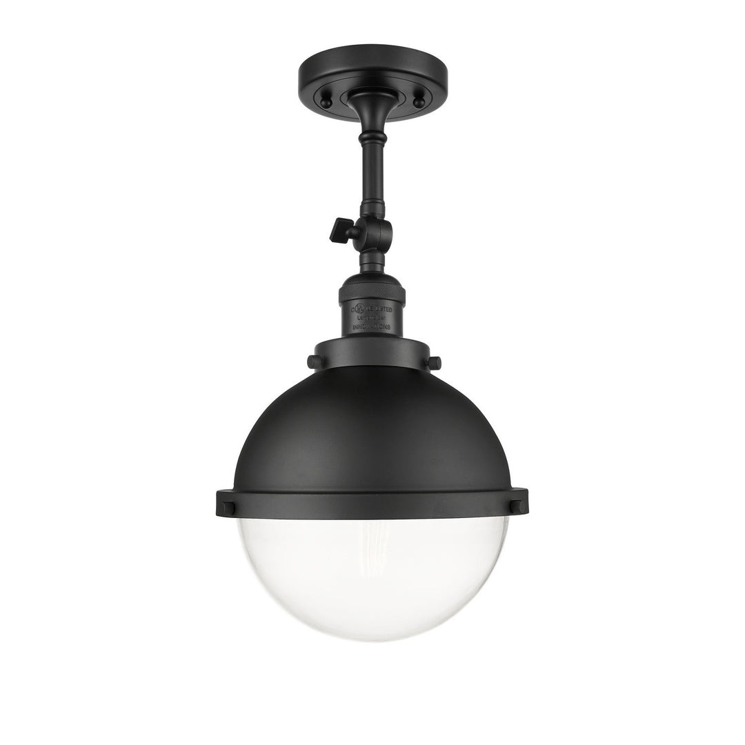 Innovations Franklin Restoration 201F-BK-HFS-82-BK Pendant Light - Matte Black