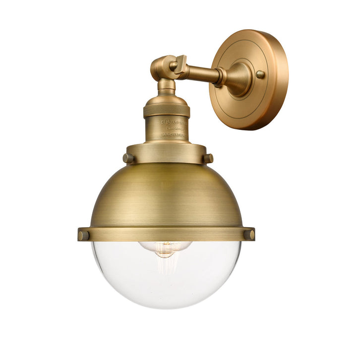 Innovations Franklin Restoration 203-BB-HFS-62-BB-LED Wall Sconce Light - Brushed Brass