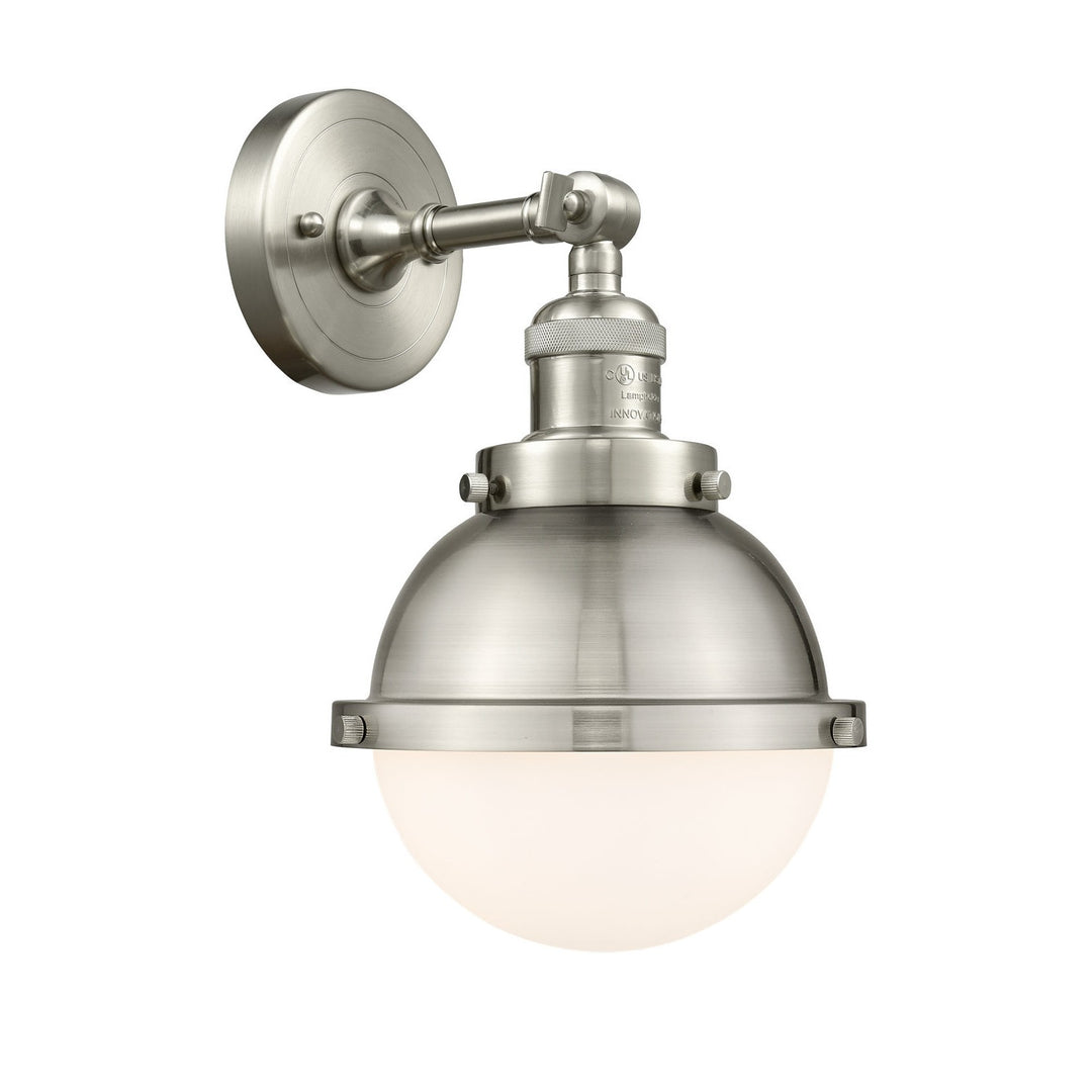 Innovations Franklin Restoration 203-SN-HFS-61-SN-LED Wall Sconce Light - Brushed Satin Nickel