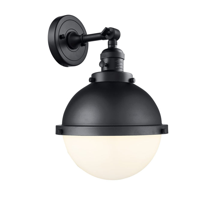 Innovations Franklin Restoration 203SW-BK-HFS-81-BK Wall Sconce Light - Matte Black