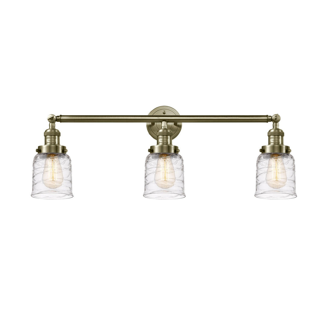 Innovations Franklin Restoration 205-AB-G513 Bath Vanity Light 30 in. wide - Antique Brass