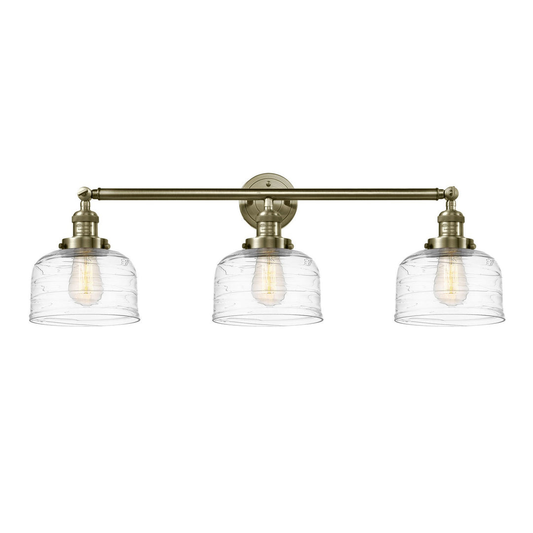Innovations Franklin Restoration 205-AB-G713-LED Bath Vanity Light 32 in. wide - Antique Brass