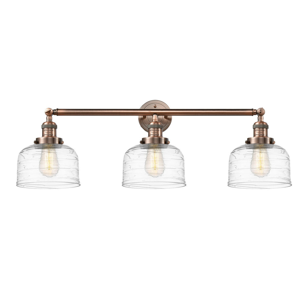 Innovations Franklin Restoration 205-AC-G713 Bath Vanity Light 32 in. wide - Antique Copper