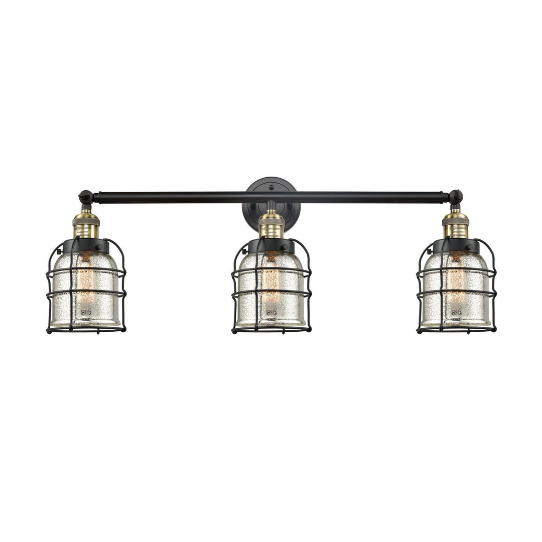 Innovations Franklin Restoration 205-BAB-G58-CE Bath Vanity Light 31 in. wide - Black Antique Brass