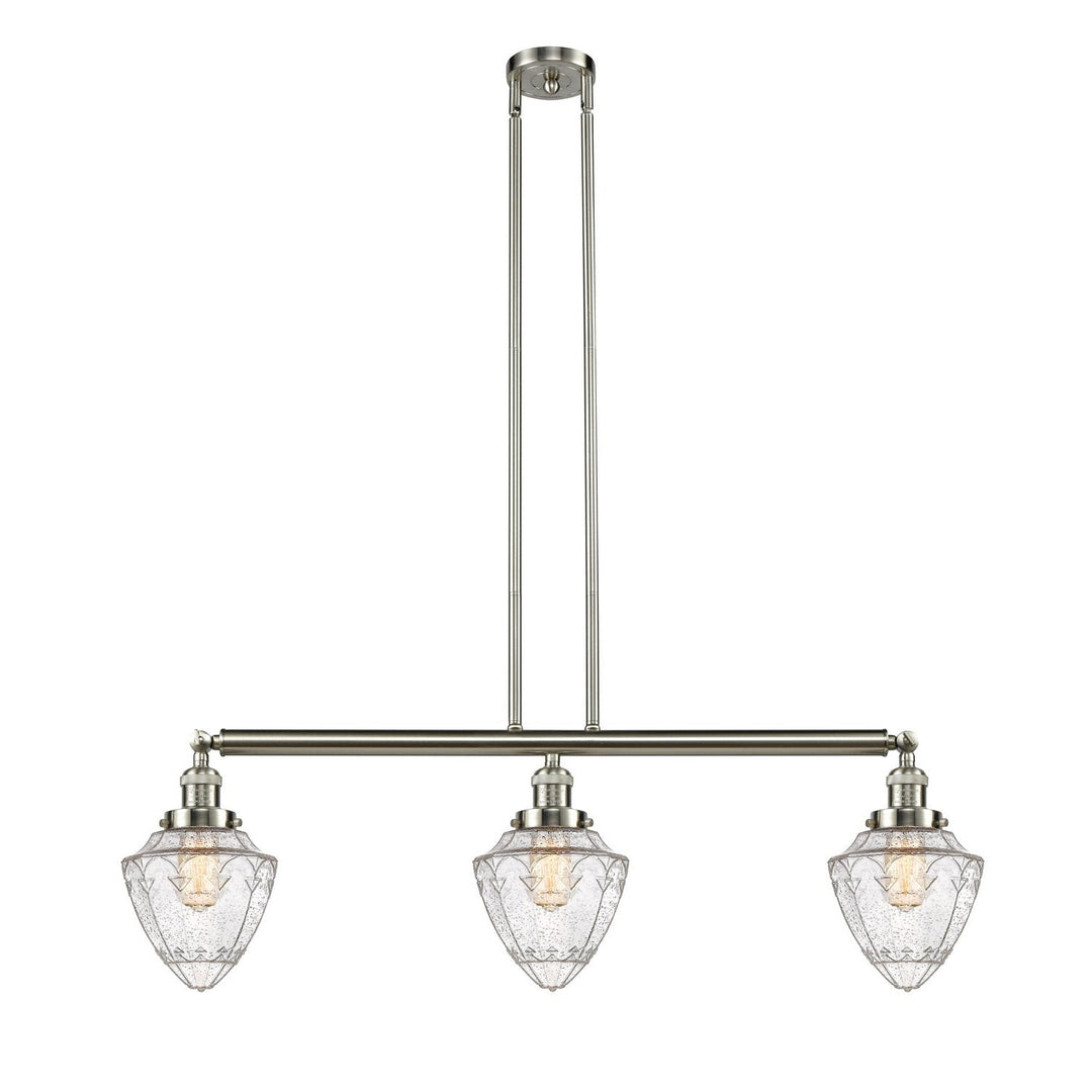 Innovations Franklin Restoration 213-SN-G664-7 Pendant Light - Brushed Satin Nickel