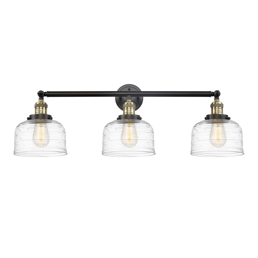 Innovations Franklin Restoration 205-BAB-G713-LED Bath Vanity Light 32 in. wide - Black Antique Brass