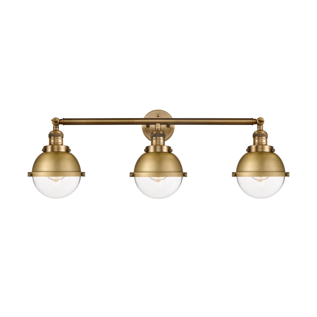 Innovations Franklin Restoration 205-BB-HFS-62-BB-LED Bath Vanity Light 34 in. wide - Brushed Brass