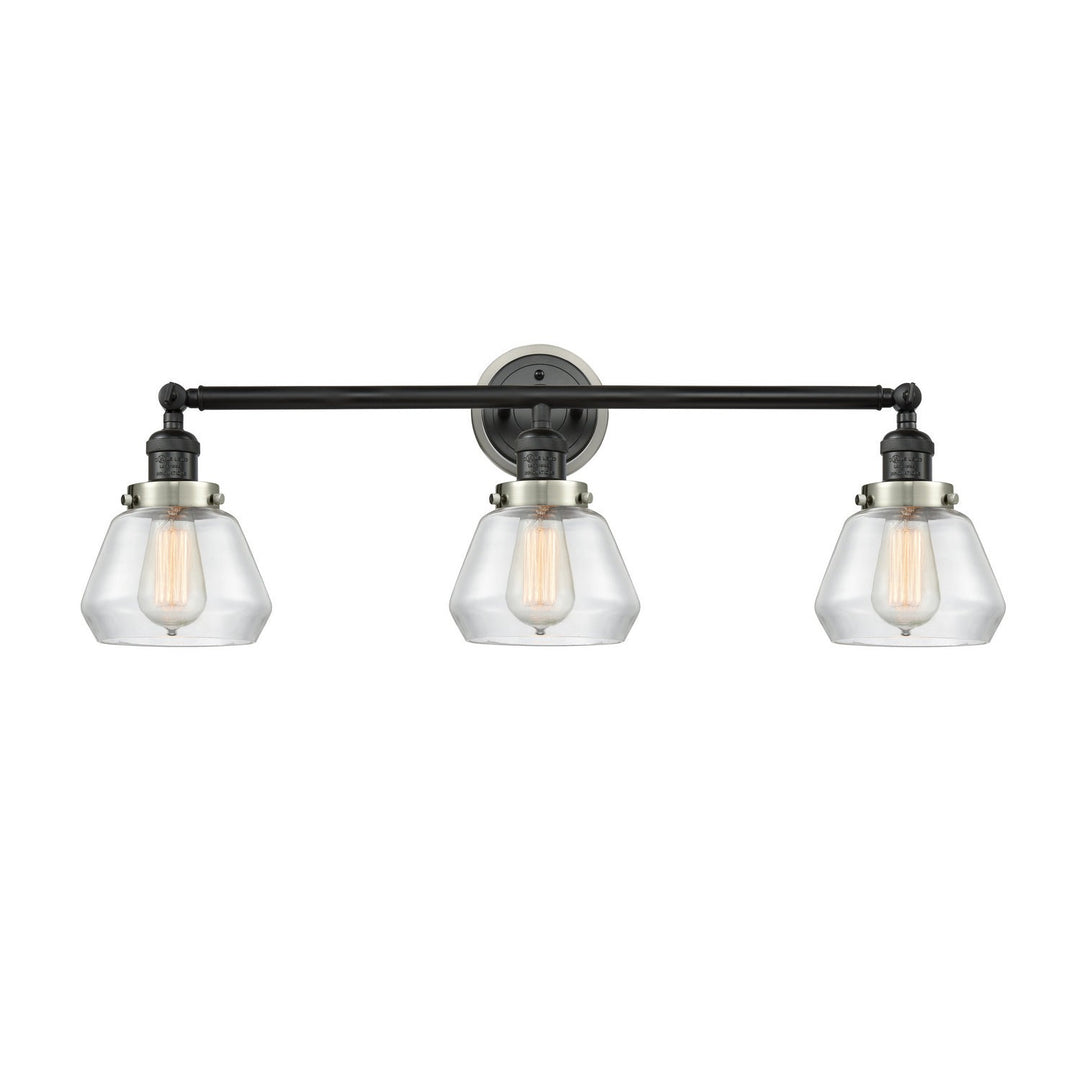 Innovations Franklin Restoration 205BK-BPSN-HRSN-G172 Bath Vanity Light 30 in. wide - Matte Black