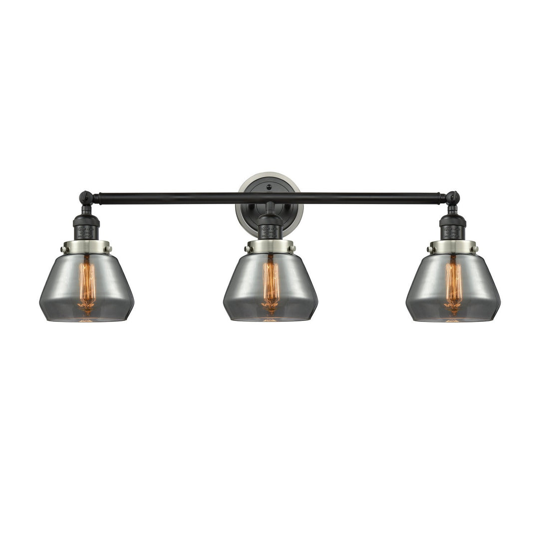 Innovations Franklin Restoration 205BK-BPSN-HRSN-G173 Bath Vanity Light 30 in. wide - Matte Black