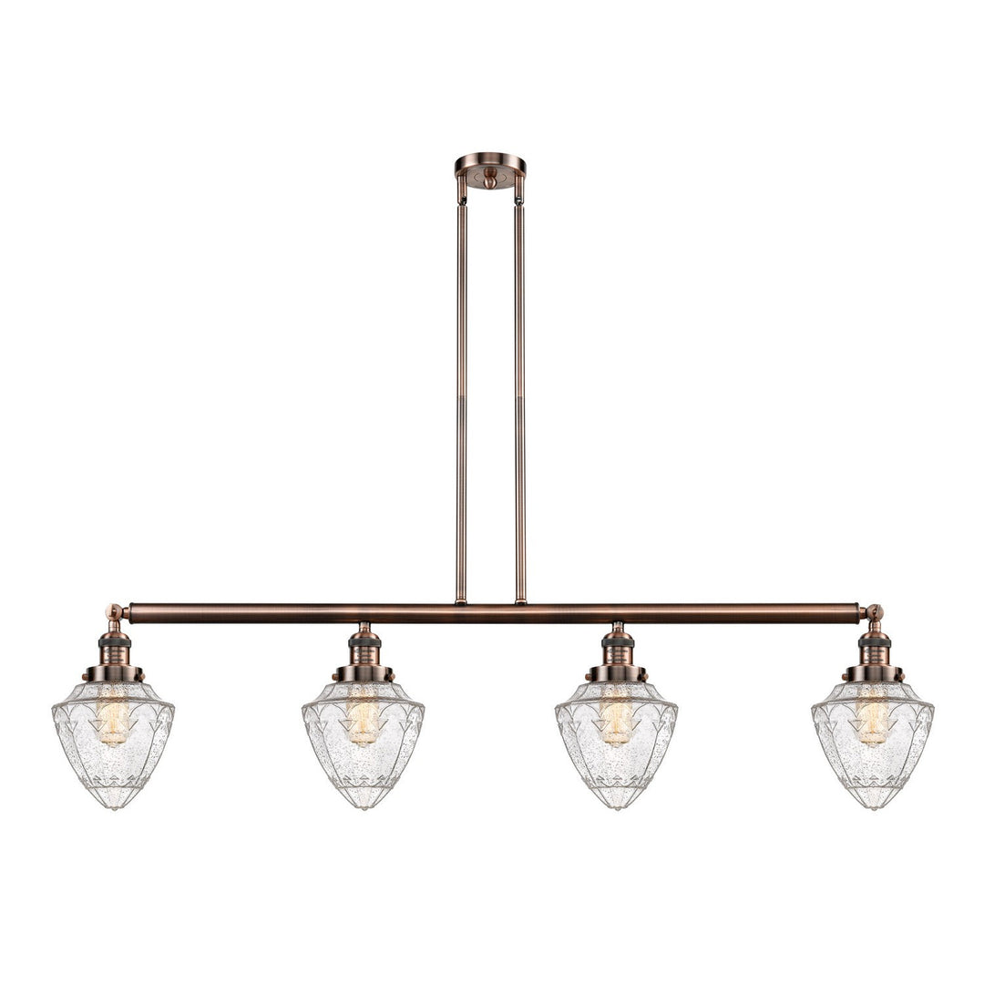 Innovations Franklin Restoration 214-AC-G664-7-LED Pendant Light - Antique Copper