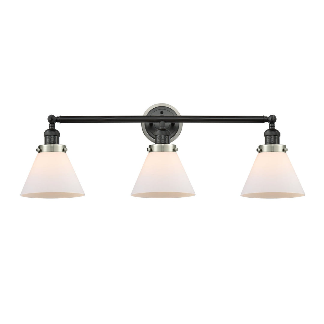 Innovations Franklin Restoration 205BK-BPSN-HRSN-G41 Bath Vanity Light 32 in. wide - Matte Black