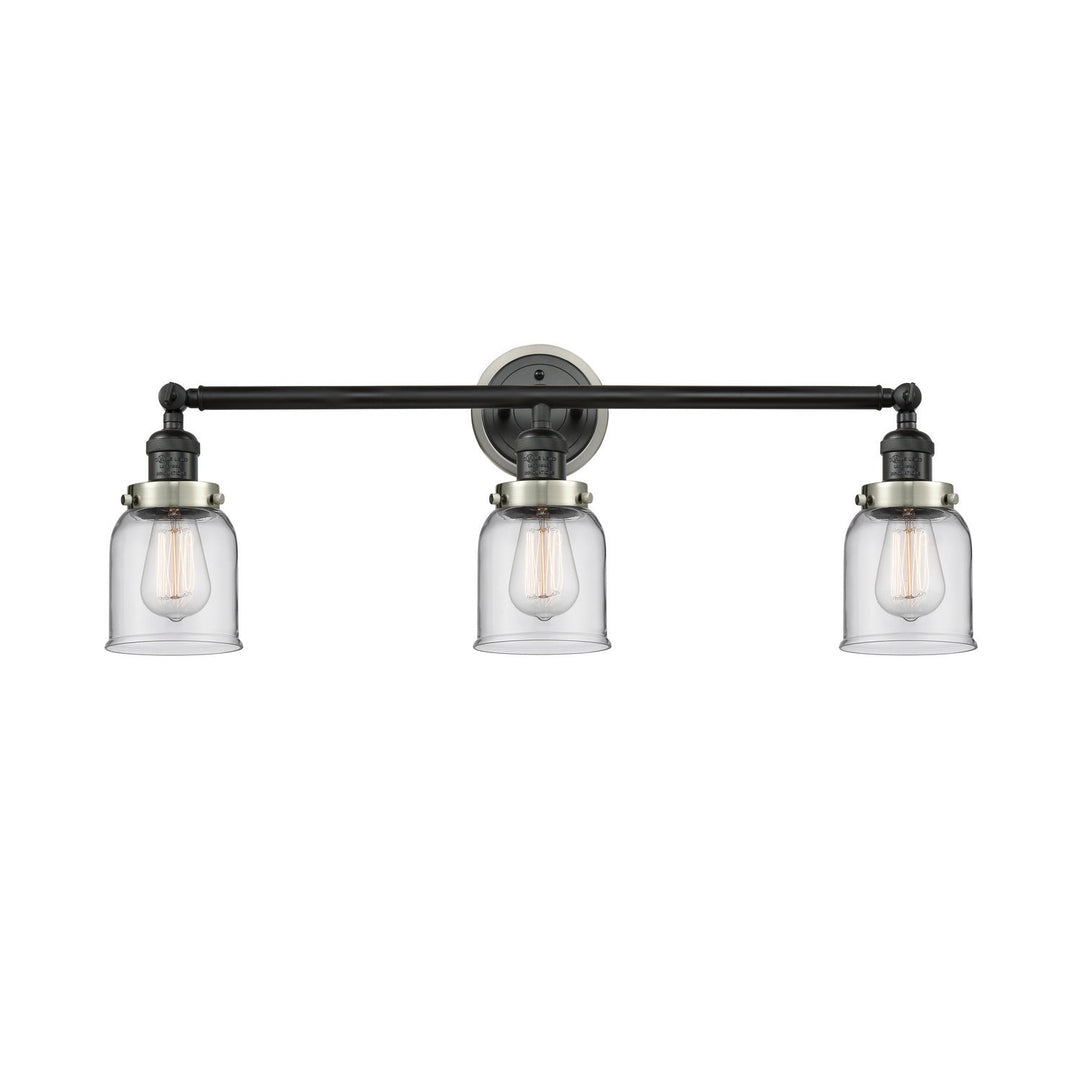 Innovations Franklin Restoration 205BK-BPSN-HRSN-G52 Bath Vanity Light 30 in. wide - Matte Black