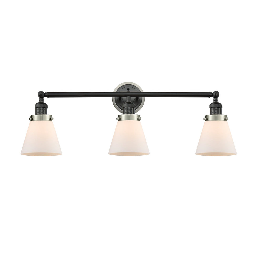Innovations Franklin Restoration 205BK-BPSN-HRSN-G61 Bath Vanity Light 30 in. wide - Matte Black