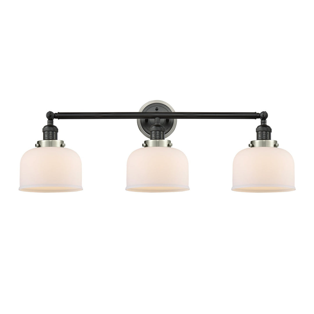 Innovations Franklin Restoration 205BK-BPSN-HRSN-G71 Bath Vanity Light 32 in. wide - Matte Black