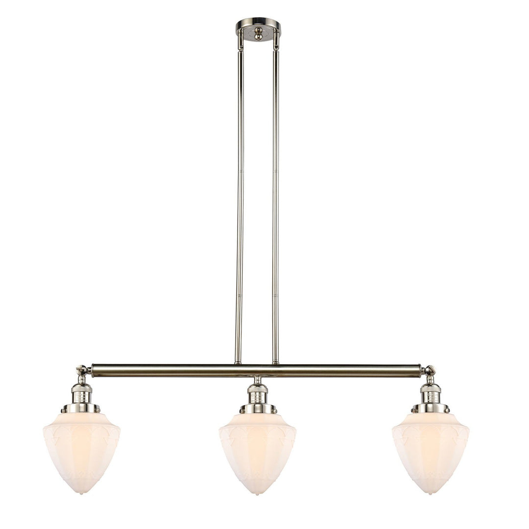 Innovations Franklin Restoration 213-PN-G661-7 Pendant Light - Polished Nickel