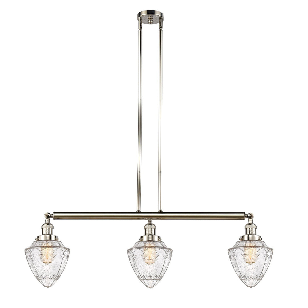 Innovations Franklin Restoration 213-PN-G664-7 Pendant Light - Polished Nickel