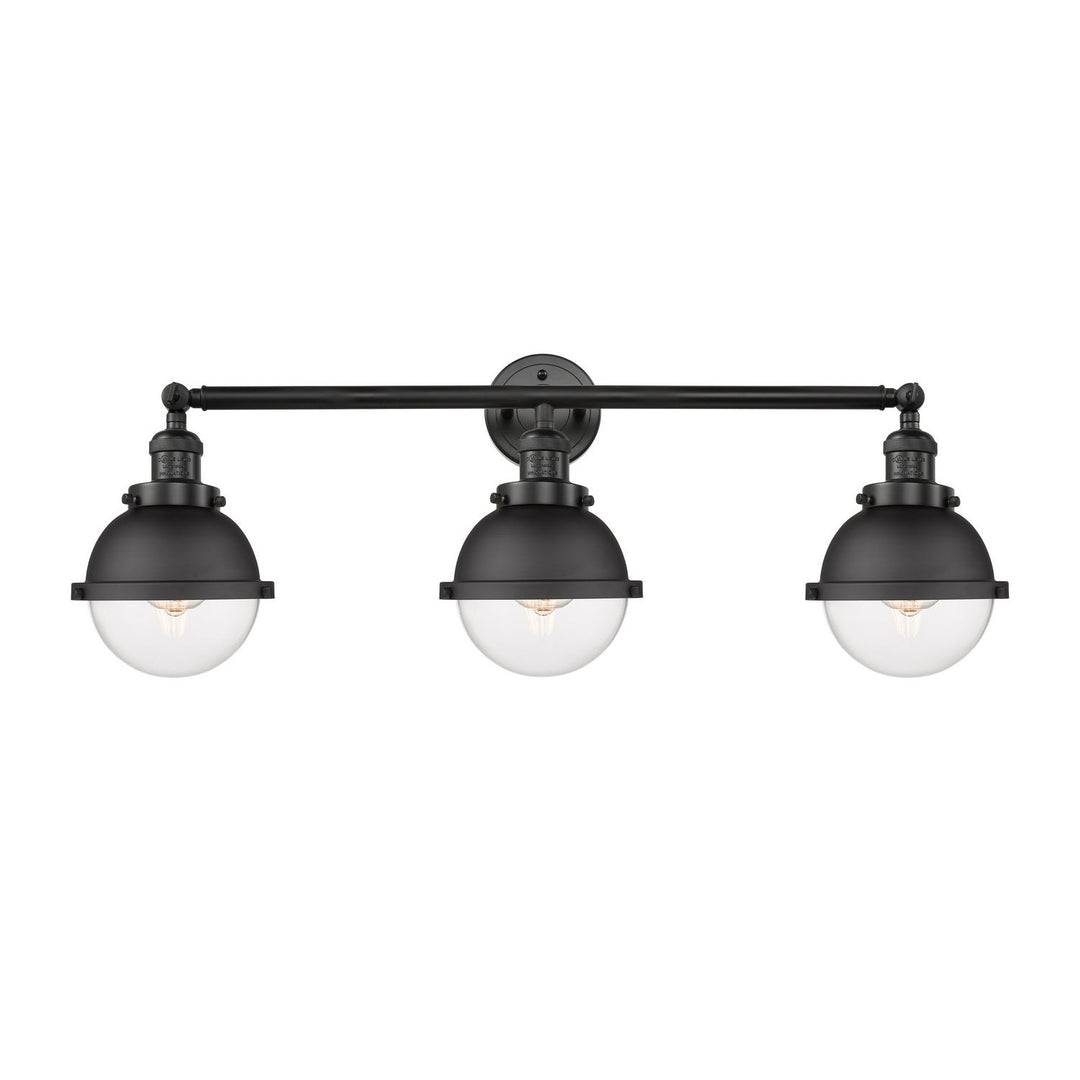 Innovations Franklin Restoration 205-BK-HFS-62-BK Bath Vanity Light 34 in. wide - Matte Black