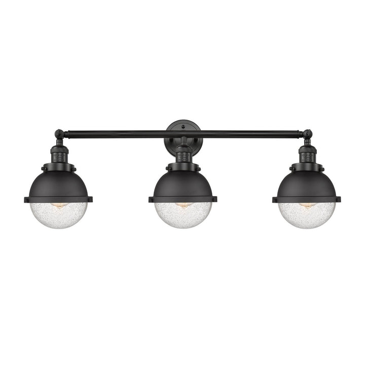 Innovations Franklin Restoration 205-BK-HFS-64-BK Bath Vanity Light 34 in. wide - Matte Black