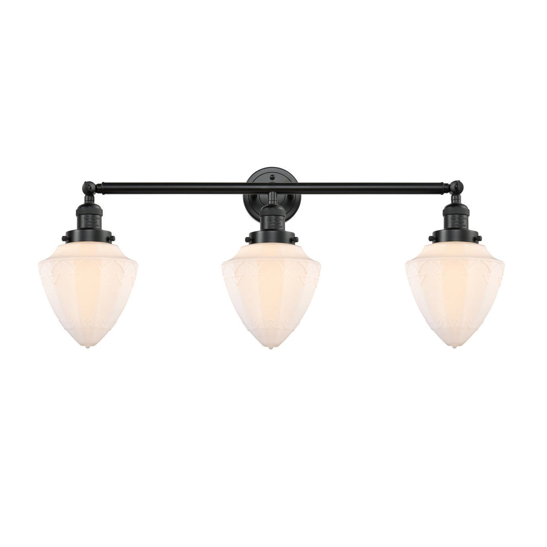 Innovations Franklin Restoration 205-OB-G661-7-LED Bath Vanity Light 34 in. wide - Oil Rubbed Bronze