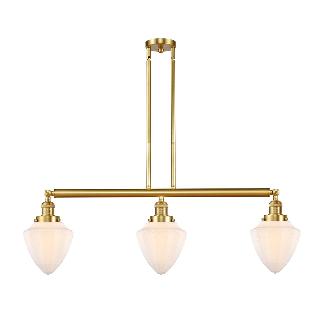Innovations Franklin Restoration 213-SG-G661-7-LED Pendant Light - Satin Gold