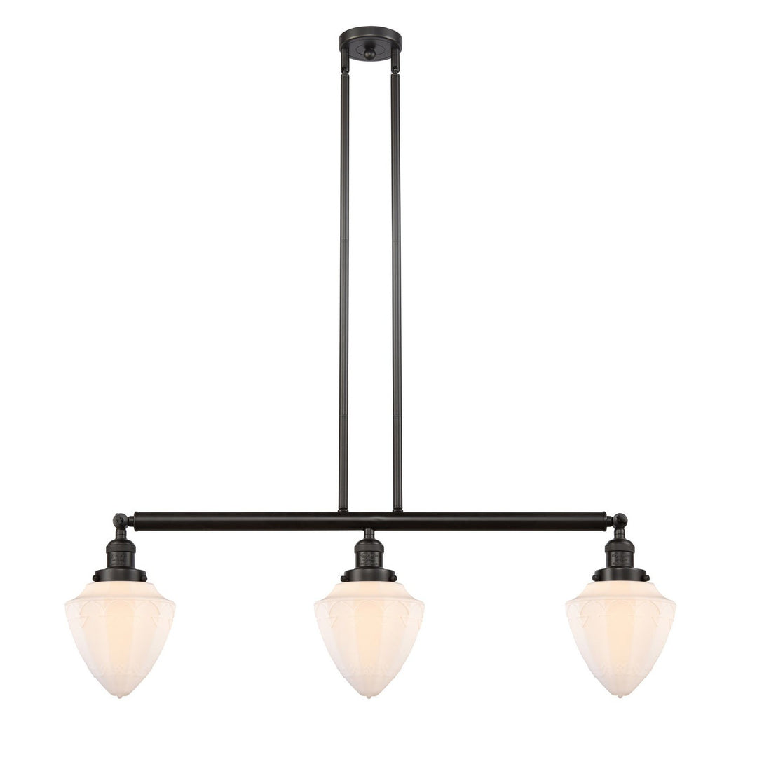 Innovations Franklin Restoration 213-OB-G661-7-LED Pendant Light - Oil Rubbed Bronze