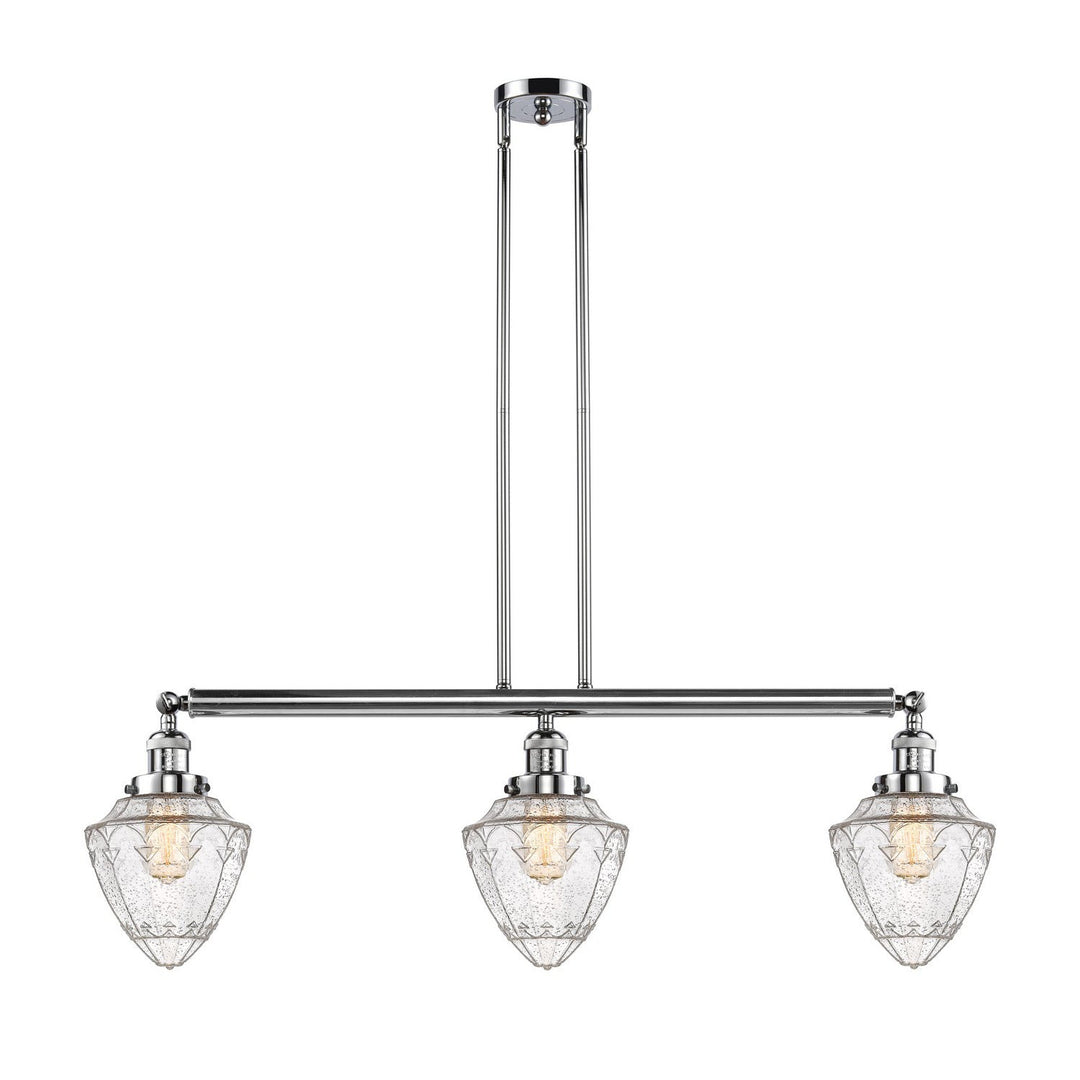 Innovations Franklin Restoration 213-PC-G664-7 Pendant Light - Polished Chrome