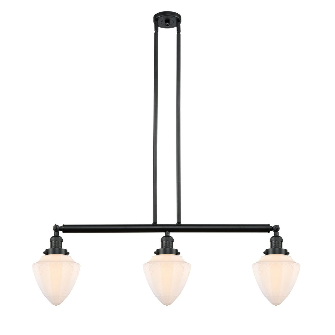 Innovations Franklin Restoration 213-BK-G661-7-LED Pendant Light - Matte Black