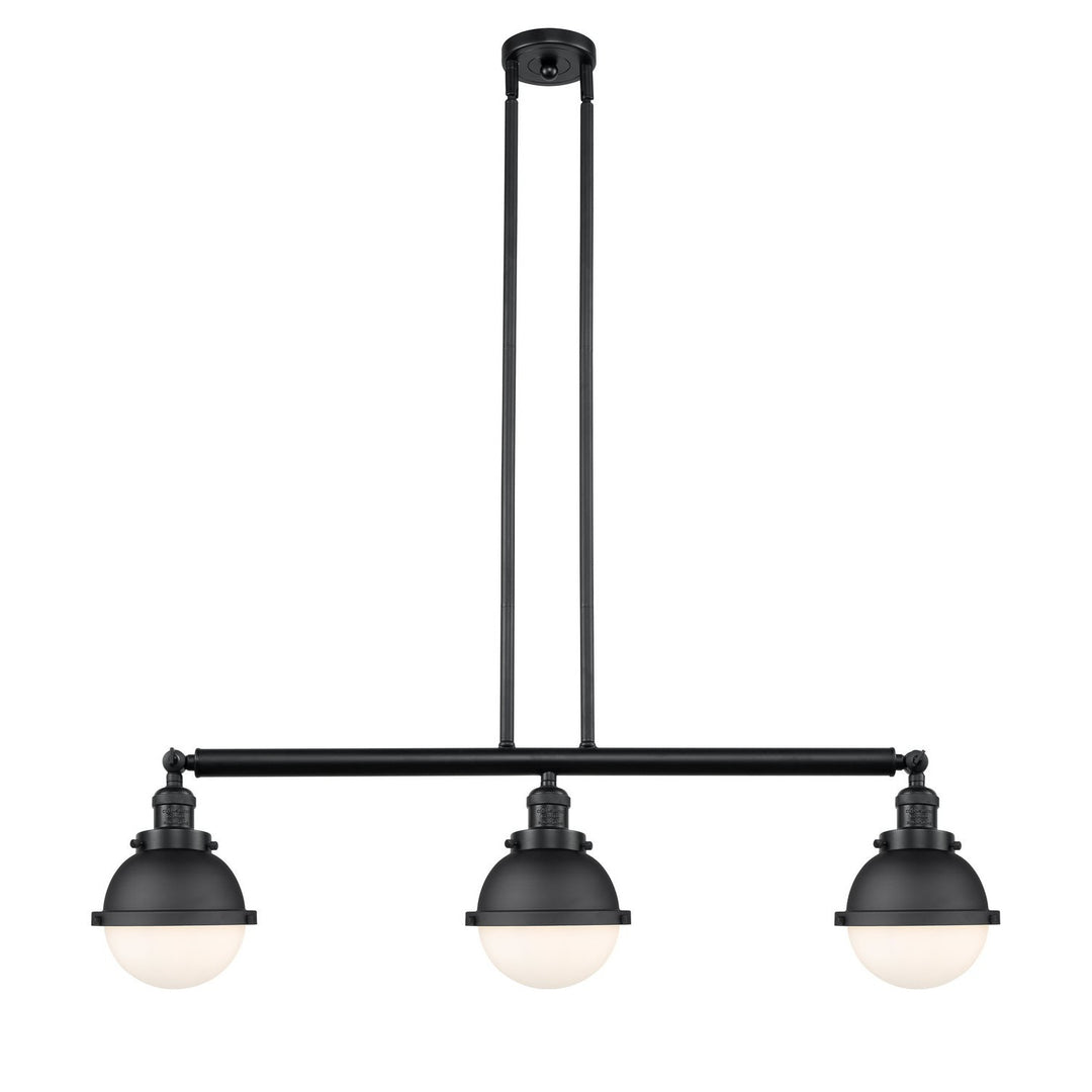 Innovations Franklin Restoration 213-BK-HFS-61-BK-LED Pendant Light - Matte Black