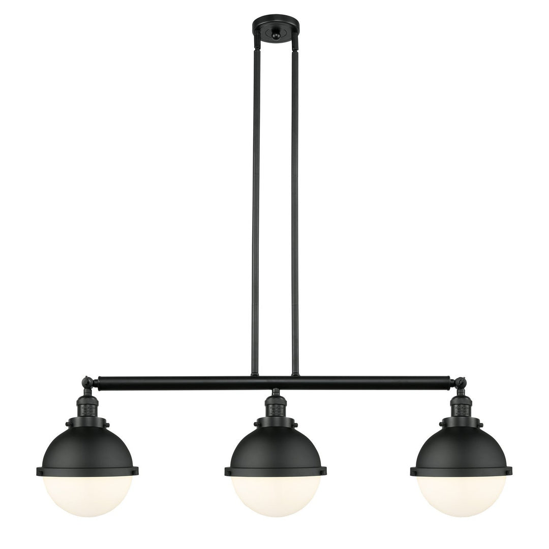 Innovations Franklin Restoration 213-BK-HFS-81-BK-LED Pendant Light - Matte Black