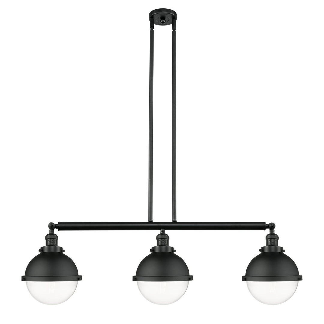 Innovations Franklin Restoration 213-BK-HFS-82-BK-LED Pendant Light - Matte Black