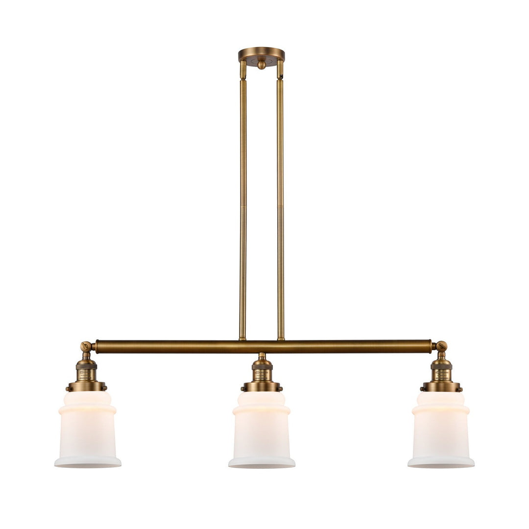 Innovations Franklin Restoration 213-BB-G181 Pendant Light - Brushed Brass
