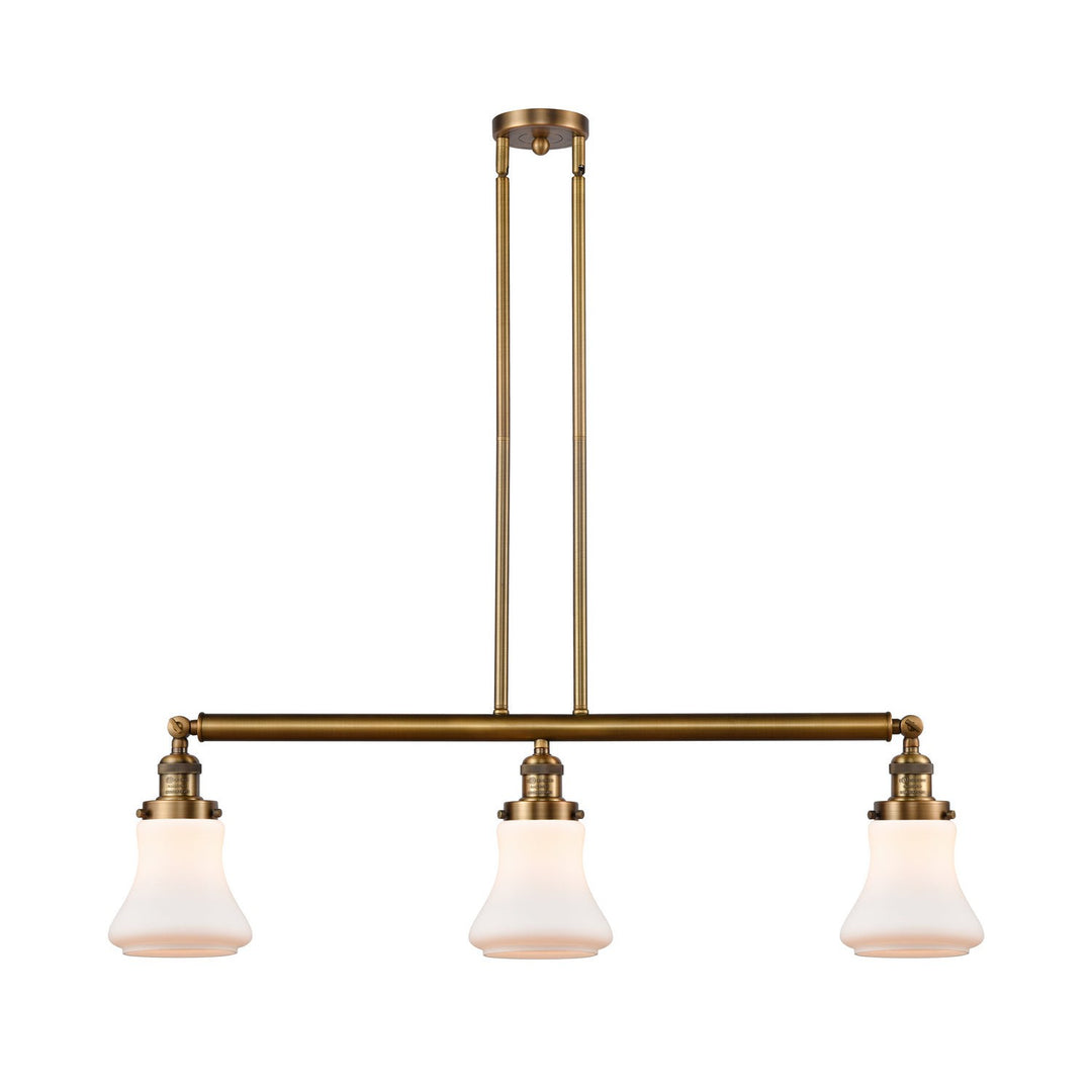 Innovations Franklin Restoration 213-BB-G191 Pendant Light - Brushed Brass