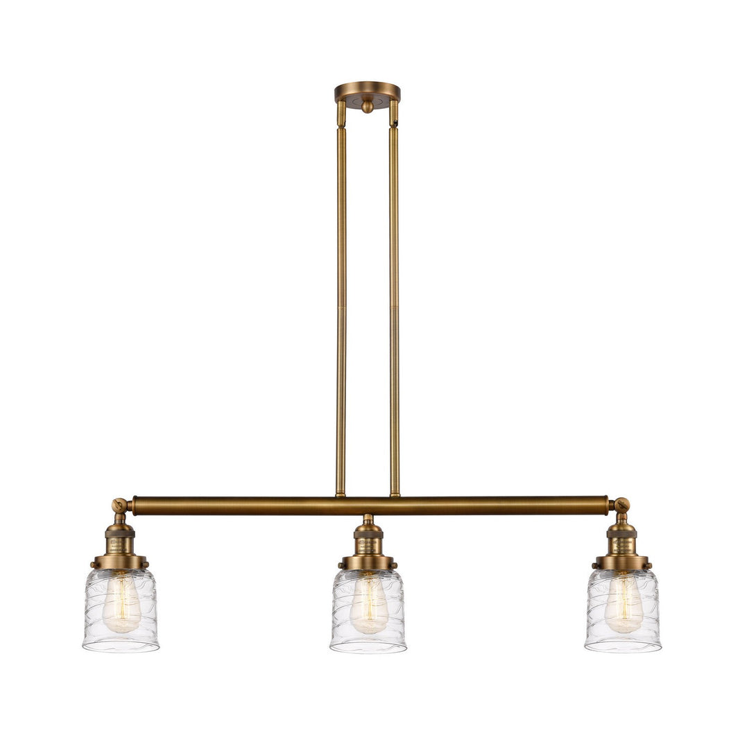 Innovations Franklin Restoration 213-BB-G513 Pendant Light - Brushed Brass