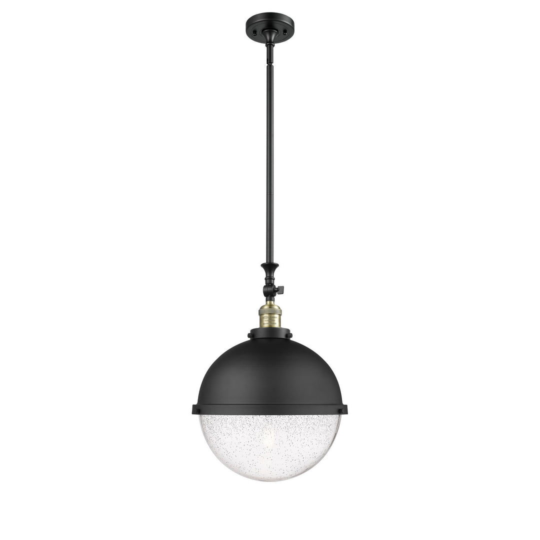 Innovations Franklin Restoration 206-BAB-HFS-124-BK Pendant Light - Black Antique Brass