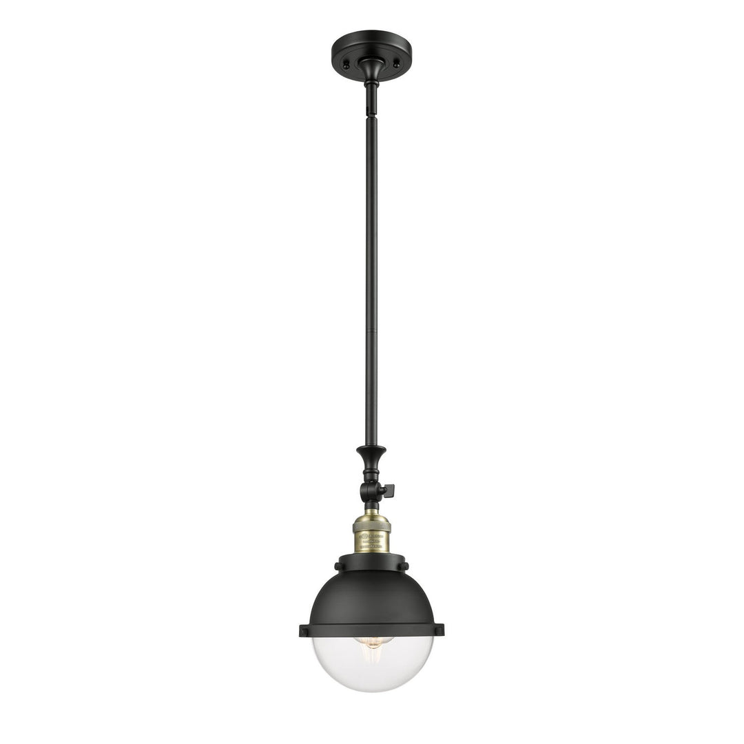 Innovations Franklin Restoration 206-BAB-HFS-62-BK Pendant Light - Black Antique Brass