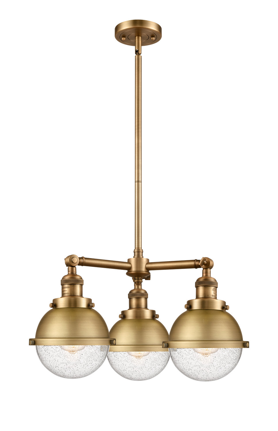 Innovations Franklin Restoration 207-BB-HFS-64-BB Chandelier Light - Brushed Brass