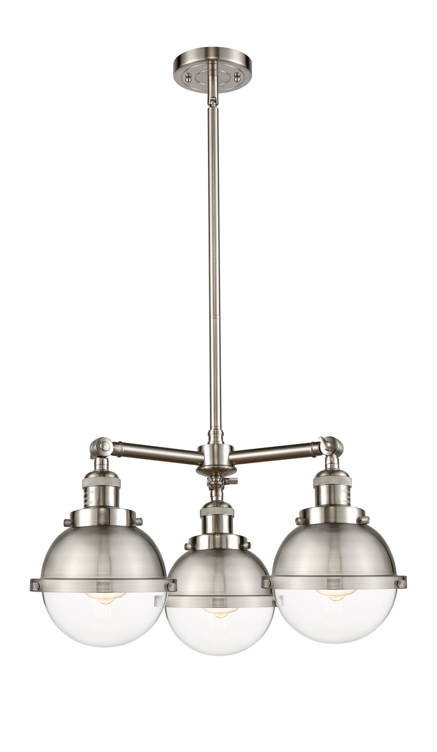 Innovations Franklin Restoration 207-SN-HFS-62-SN Chandelier Light - Brushed Satin Nickel