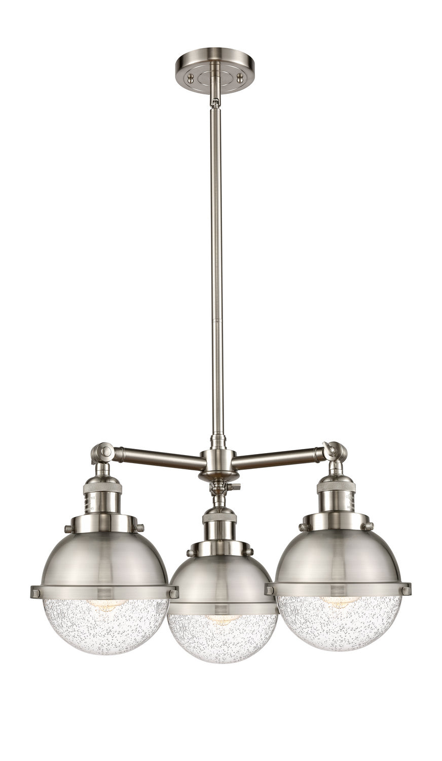 Innovations Franklin Restoration 207-SN-HFS-64-SN Chandelier Light - Brushed Satin Nickel